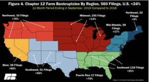 Cover photo for Bankruptcy:  Chapter 12 Bankruptcies Up 31% in Southeast