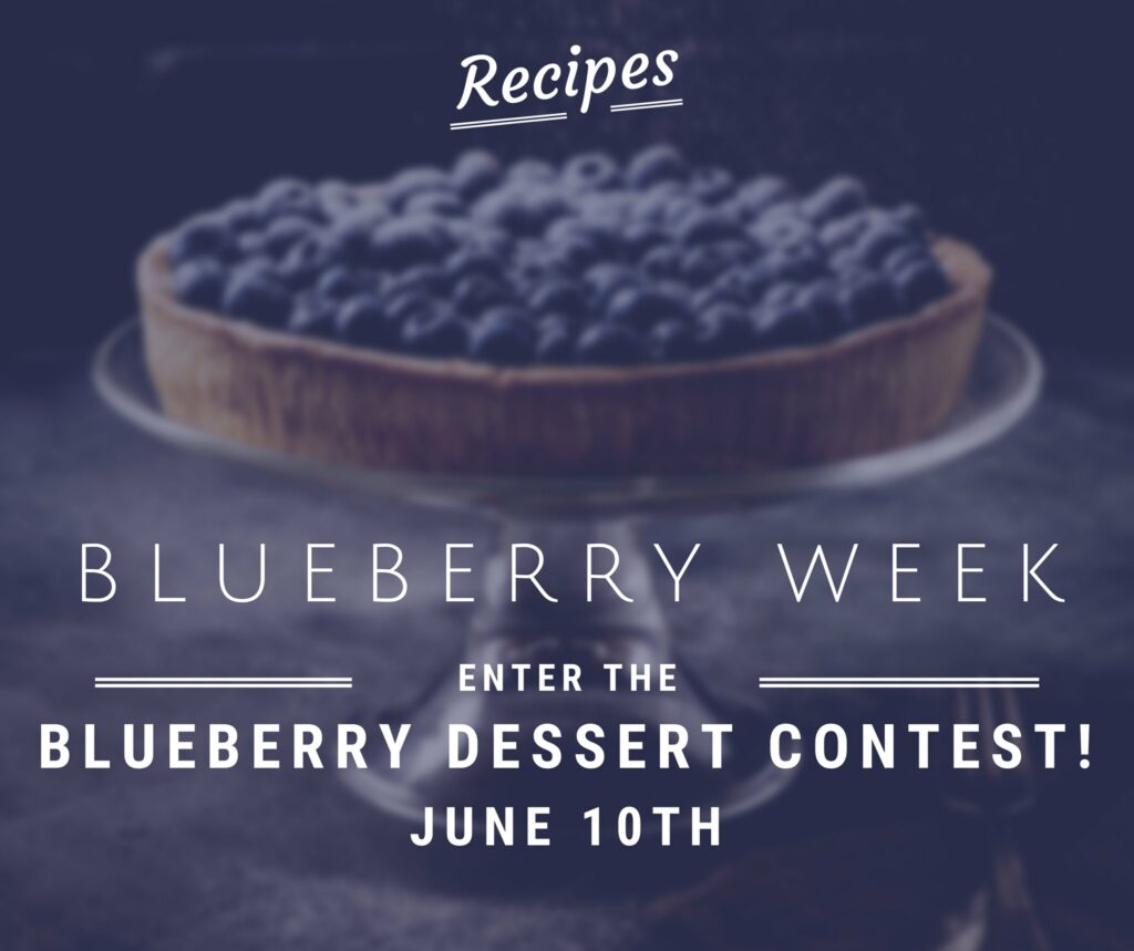 Blueberry cake for contest