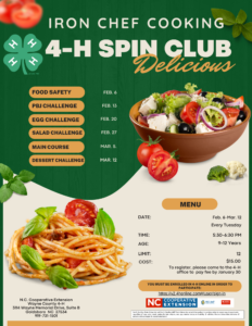 Cover photo for Iron Chef 4-H Spin Club