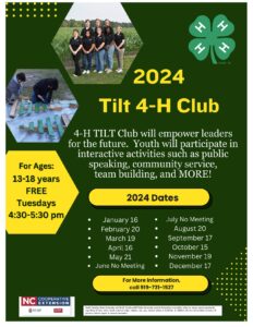Cover photo for 4-H TILT Club 2024